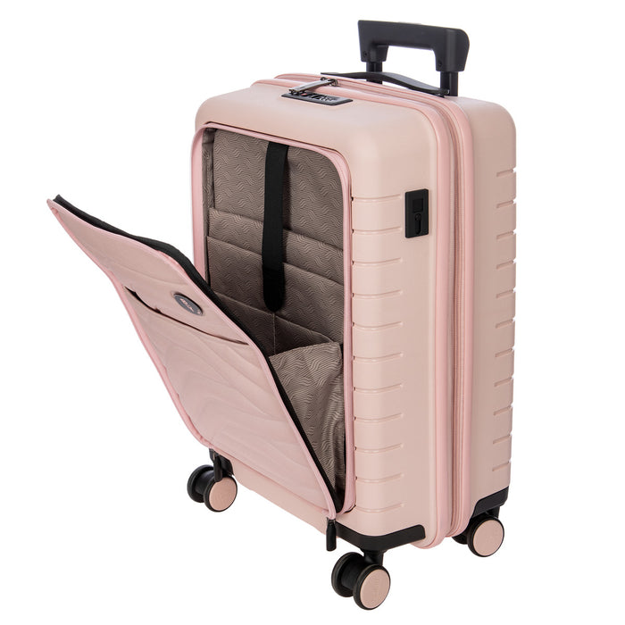 Bric's B Y Ulisse Expandable Spinner with Pocket - 21" Pearl Pink