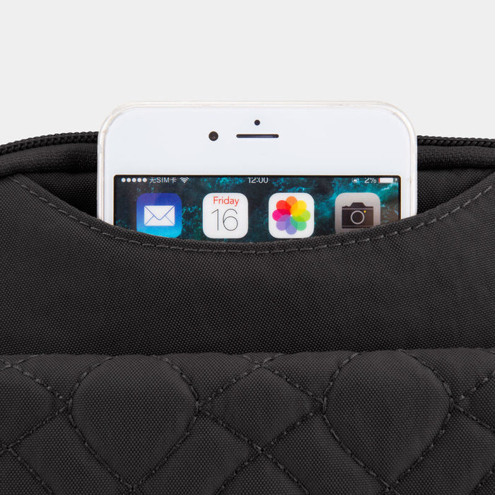 Anti-Theft Signature Quilted Slim Pouch