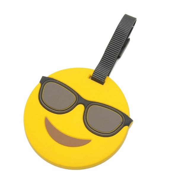 Emoji Luggage Tag - Sunglasses