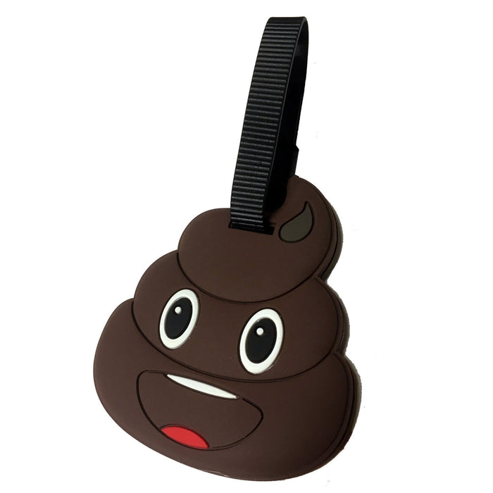 Emoji Luggage Tag - Poo