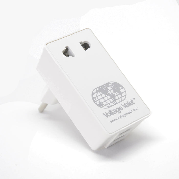 Adaptor Plug With 2 Port USB | Continental Europe - Voltage Valet