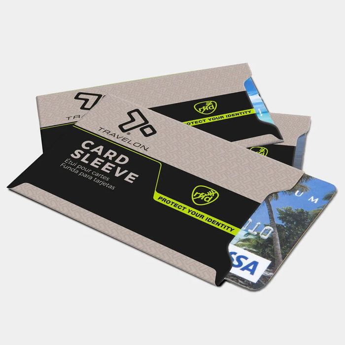 Set of 3 RFID Blocking Sleeves - Gray