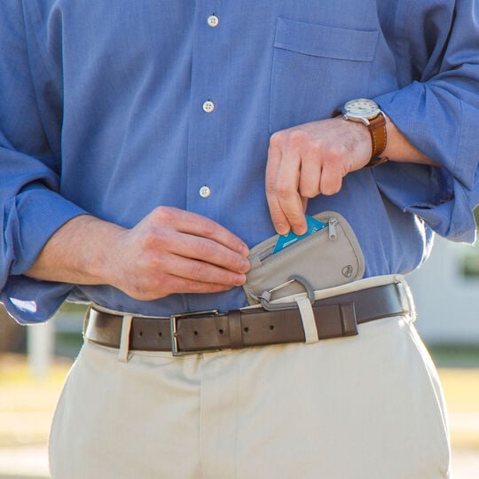 RFID Blocking Clip Stash Pouch