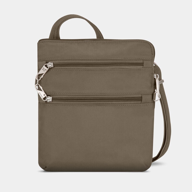 Anti-Theft Classic Slim Double Zip Crossbody — Rooten's Travel
