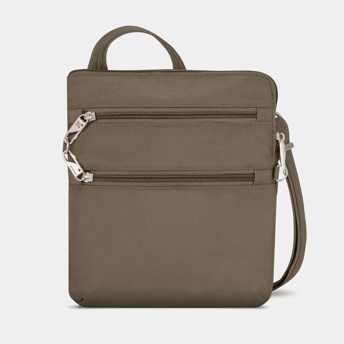Anti-Theft Classic Slim Double Zip Crossbody