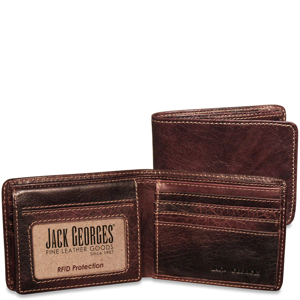 Voyager Bifold Wallet With ID Flap #7302 — Rooten's Travel & Adventure