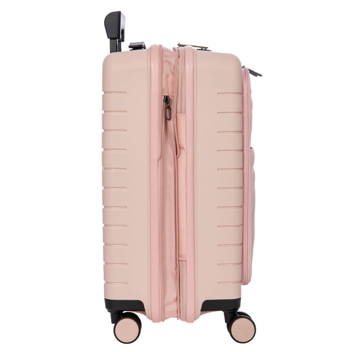 Bric's B Y Ulisse Expandable Spinner with Pocket - 21" Pearl Pink