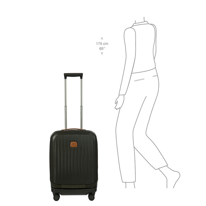 Bric's Taormina 21" Spinner Expandable Carry On - With Pocket