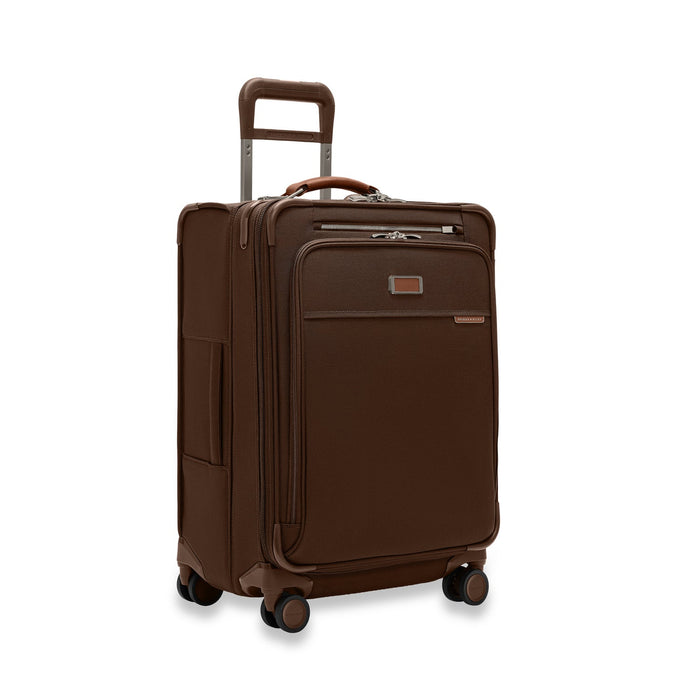 Limited-Edition Chocolate - Compact 24" Checked Expandable Spinner - Baseline Collection #BLU124CXSP