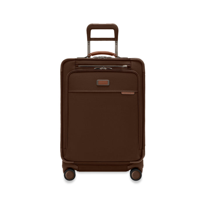 Limited-Edition Chocolate - Compact 24" Checked Expandable Spinner - Baseline Collection #BLU124CXSP