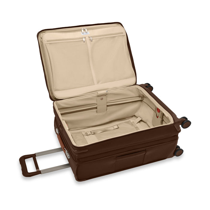 Limited-Edition Chocolate - Compact 24" Checked Expandable Spinner - Baseline Collection #BLU124CXSP