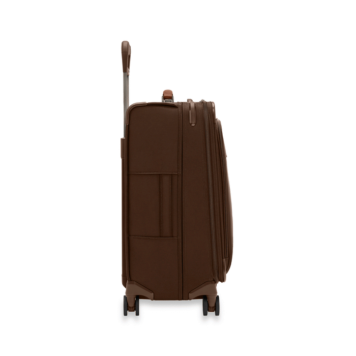 Limited-Edition Chocolate - Compact 24" Checked Expandable Spinner - Baseline Collection #BLU124CXSP