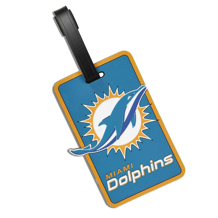 Miami Dolphins Luggage Tag
