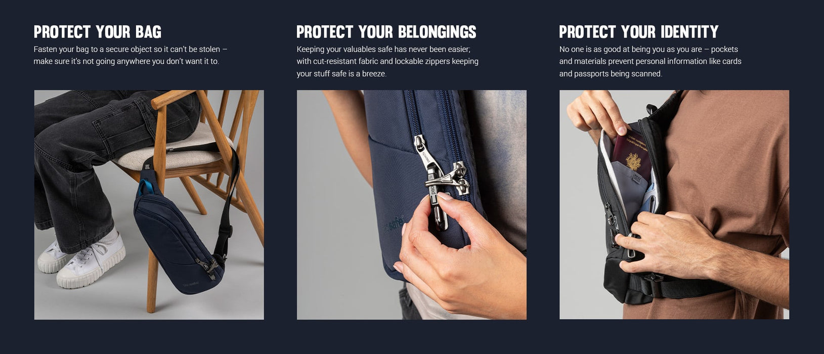 Pacsafe V Anti-Theft Action Sling Pack