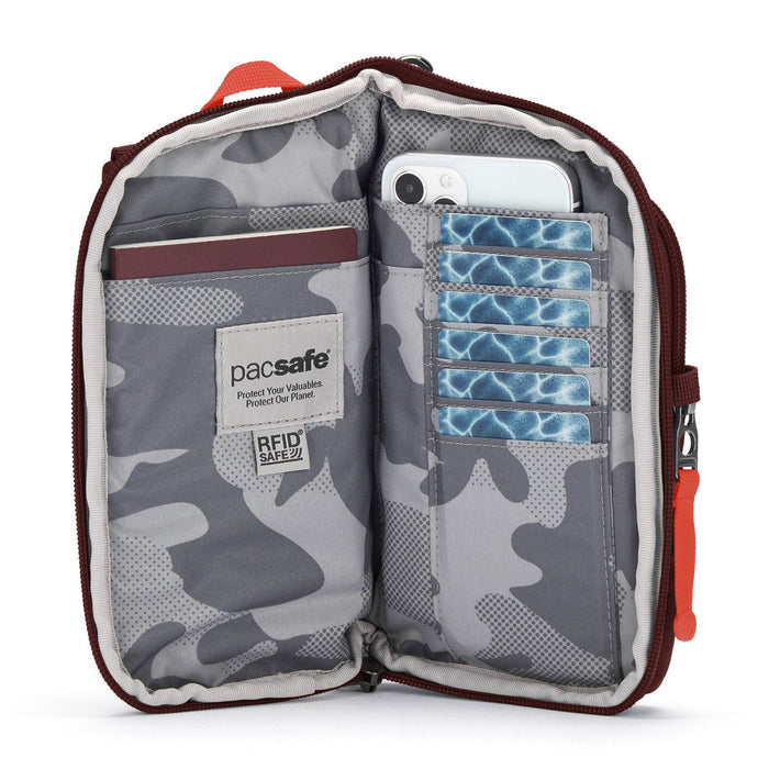 crossbody rfid travel bag Pacsafe GO Anti Theft Tech Crossbody — Rooten's Travel & Adventure