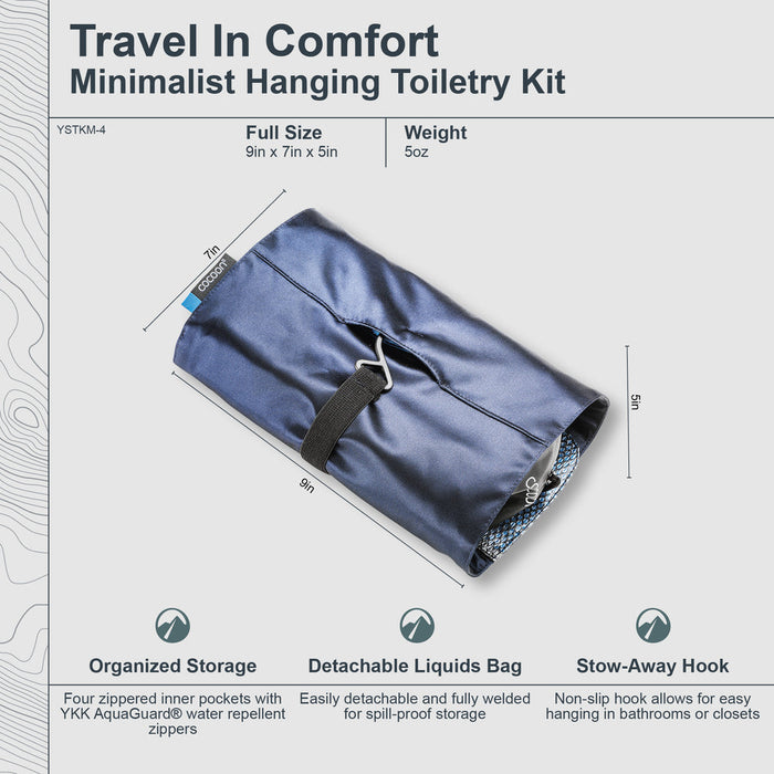Hanging Toiletry Bag - Monsoon Silk