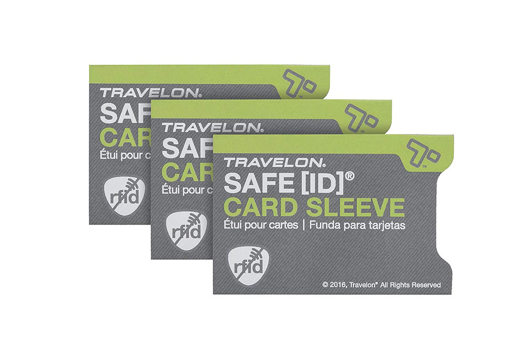 Travelon - RFID Credit Card Sleeves (3-Pack)