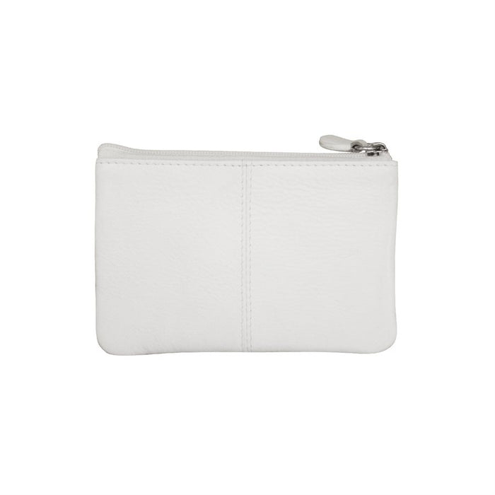 ILI Leather Coin Holder Pouch with Key Ring