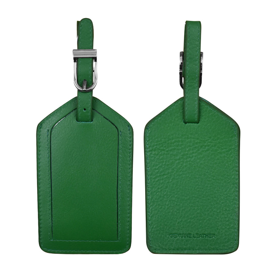 osprey leather luggage tags Emerald Green Leather Luggage Tag — Rooten's Travel & Adventure