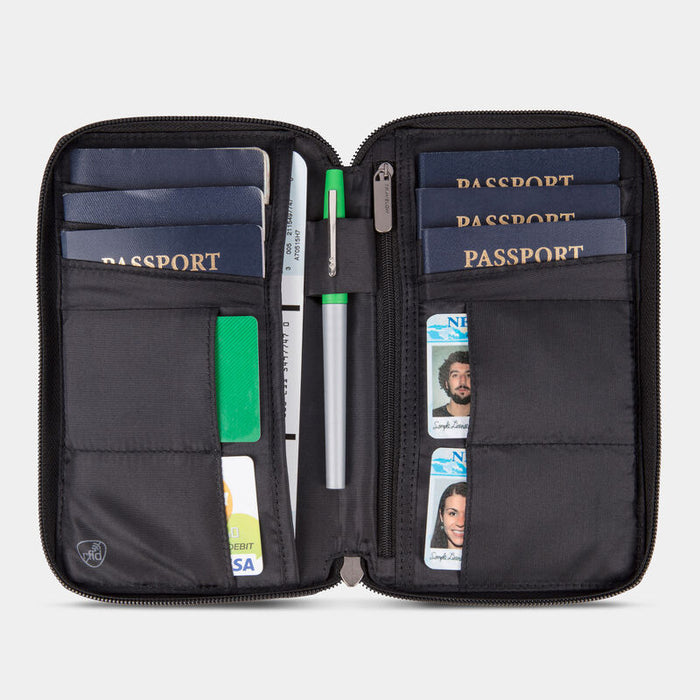Travelon RFID Blocking Multi-Passport Holder — Rooten's Travel