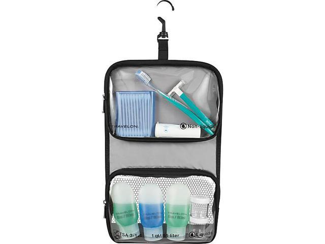 Wet/Dry 1 Quart Bag with Bottles & Jars - TSA Compliant