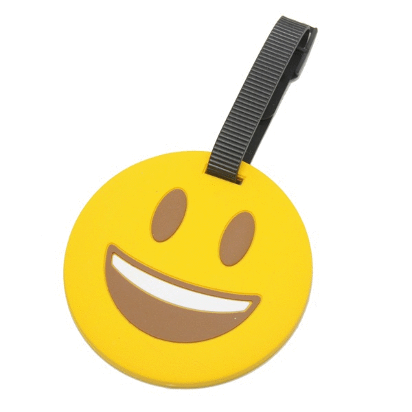 Emoji Luggage Tag - Smiley