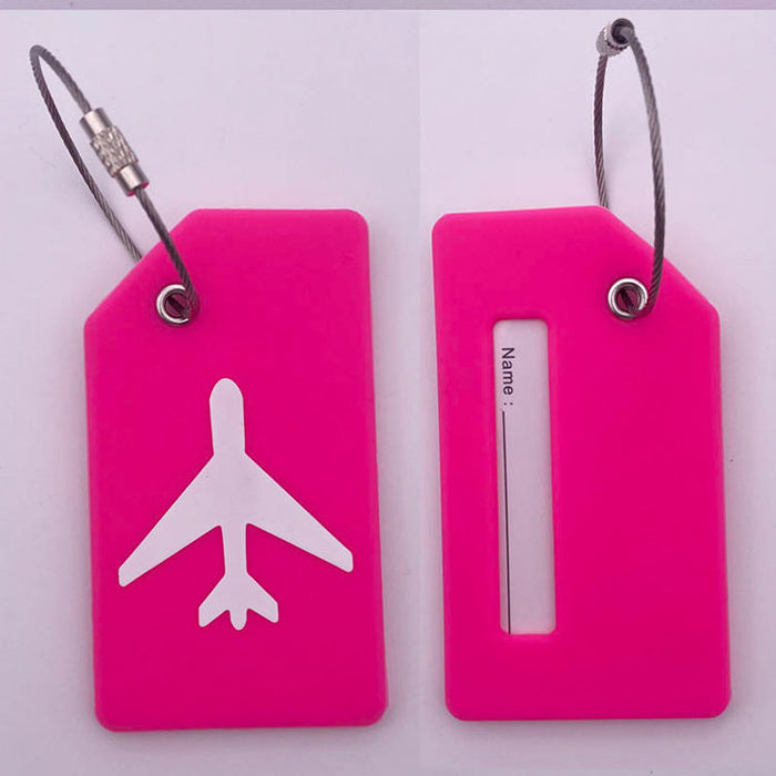 Silicone Airplane Luggage Tag