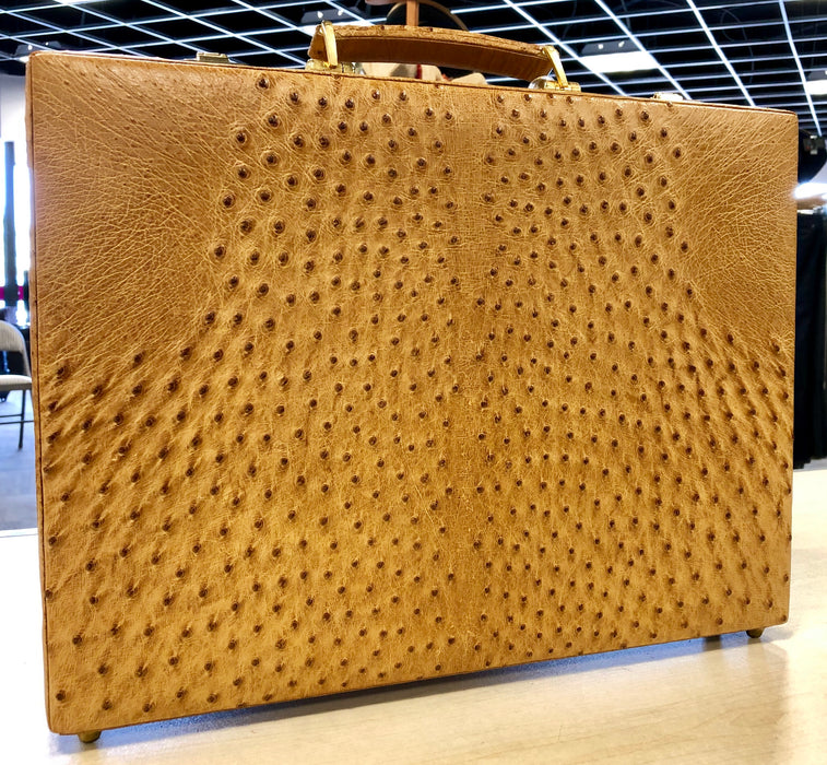 Genuine Ostrich Leather Briefcase