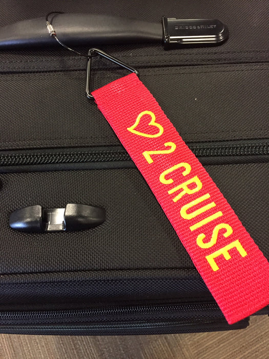 TudeTag - 'Love' 2 CRUISE Luggage Tag Identifier