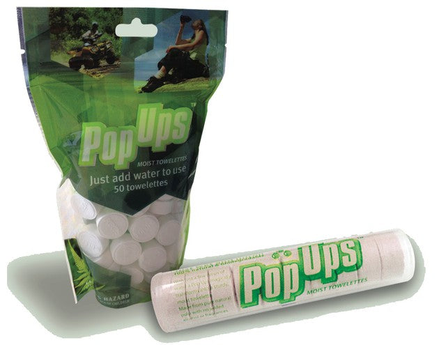Pop Ups Moist Towelettes - 50 Pack