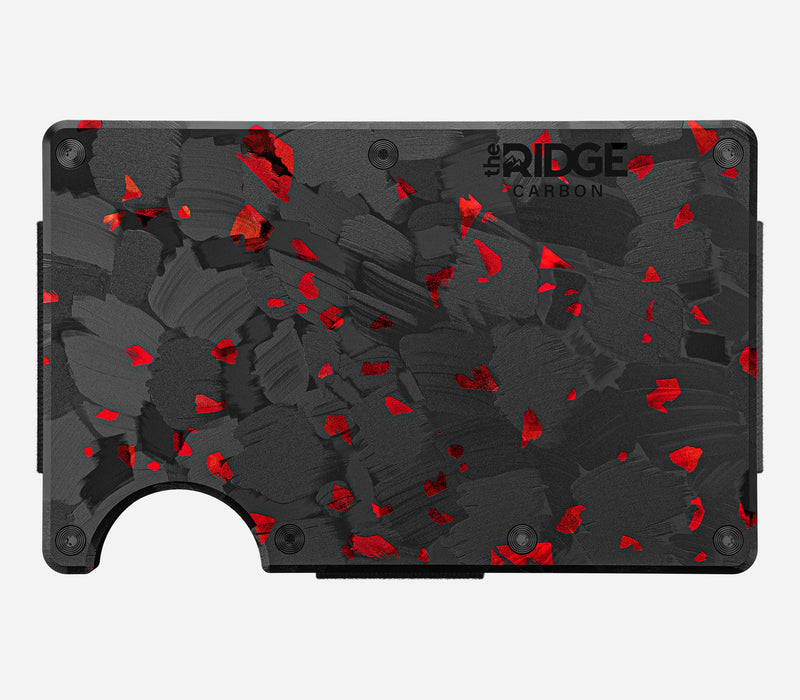The Ridge Wallet - Forged Ember (Carbon Fiber)
