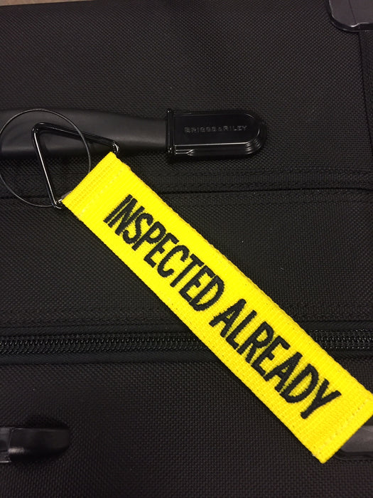 TudeTag - "Inspected Already" Luggage Tag Identifier