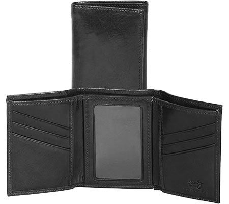 Scully Leather Trifold Wallet